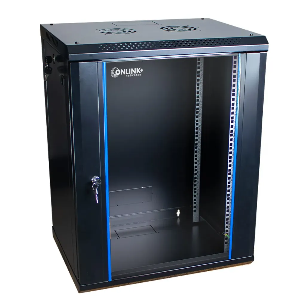 [WM6412] Onlink - Rack de Pared [12U] Cerrado Fijo 600x450x635mm con 3 ...